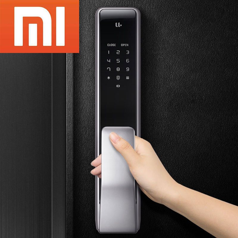 Xiaomi Youdian M2 Fingerprint Sliding Lock Fully automatic Push Pull Backlock xiaomi Smart Fingerprint home door Lock