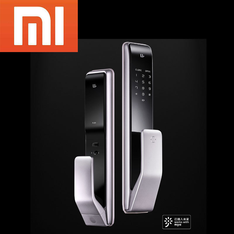 Xiaomi Youdian M2 Fingerprint Sliding Lock Fully automatic Push Pull Backlock xiaomi Smart Fingerprint home door Lock