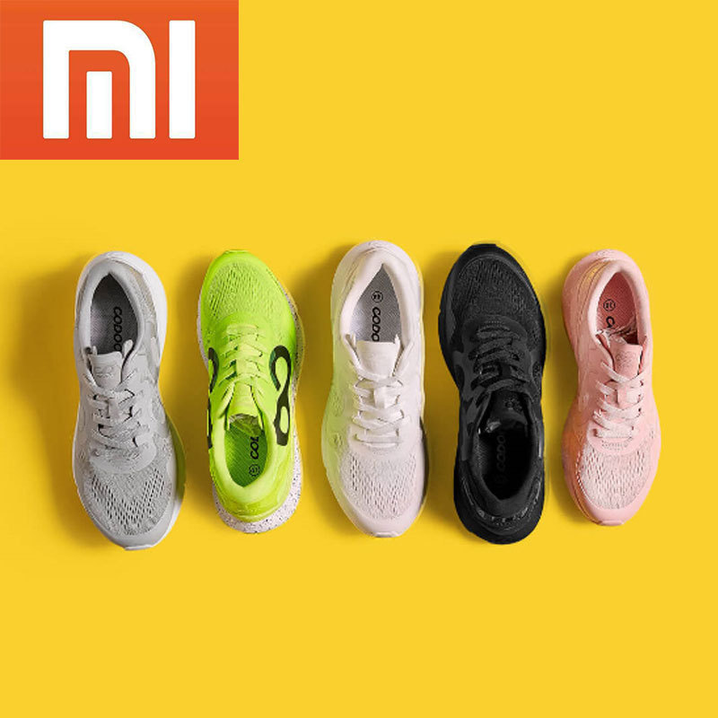 New Xiaomi Gudong Sneaker 10k Smart Running Sport Shoes Popcorn Cloud Bomb 6 in 1 Uni-moulding 3D Fishbone Lock System