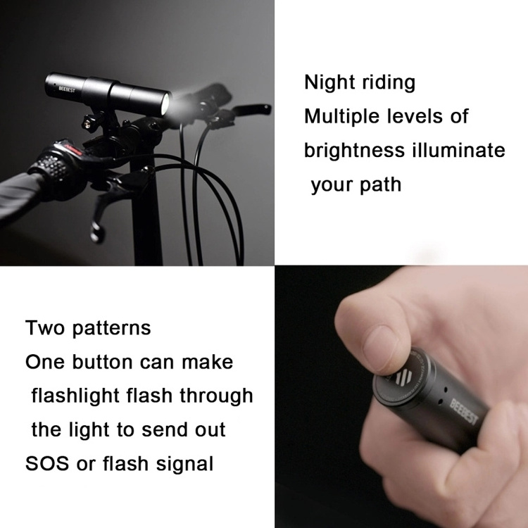 xiaomi youpin BEEBEST FZ101 Outdoor strong light zoom flashlight 1000LM Flashlight Bike Light beebest flashlight