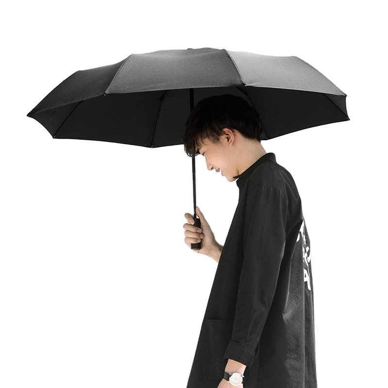 Xiaomi Mijia Automatic Umbrella Black for Sunny and Rainy Days Aluminum Windproof Sunlight-shading Heat-insulating Anti-UV