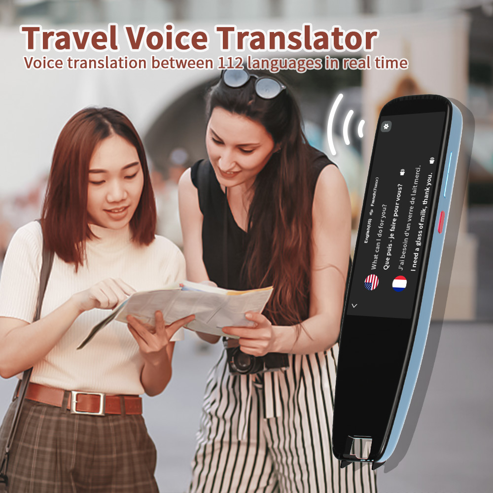 NEWYES Portable 2.98 inch Touch Screen Ai Translation Voice Scan Reader Language Pocket Electronic Translator Pen