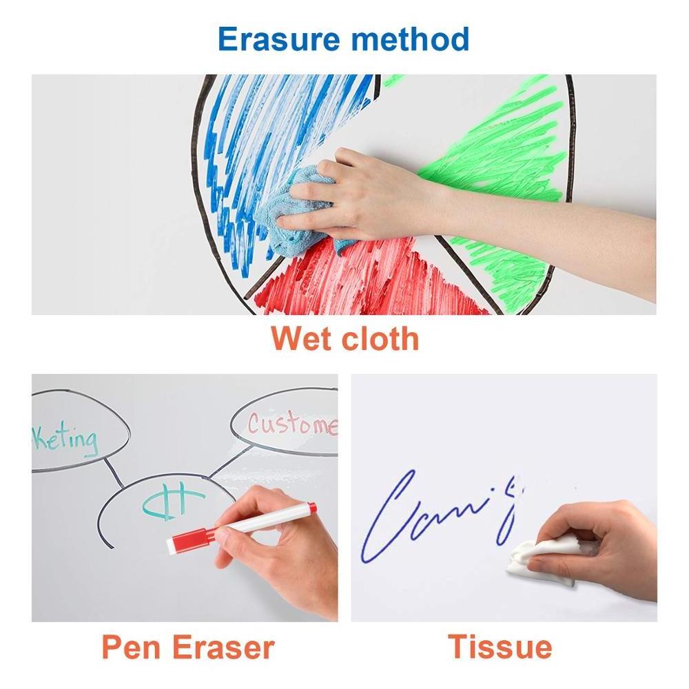 Newyes Hot Sales Magnetic Wall Sticker Soft Paper Glossy Flexible Dry Erase Whiteboard Film For Wall