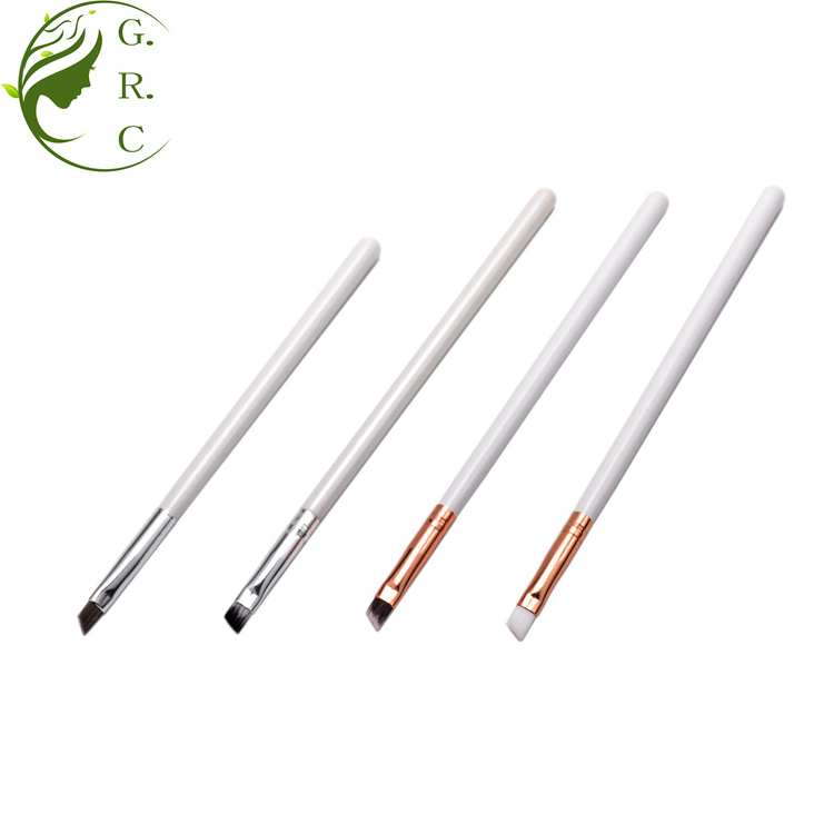 High Quality Single Cheap Professional Private Label Angled Eyeshadow Makeup Brush Eyebrow Brush