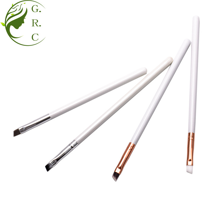 High Quality Single Cheap Professional Private Label Angled Eyeshadow Makeup Brush Eyebrow Brush