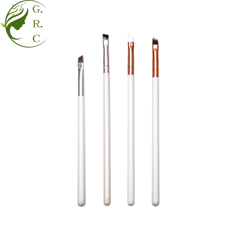 High Quality Single Cheap Professional Private Label Angled Eyeshadow Makeup Brush Eyebrow Brush