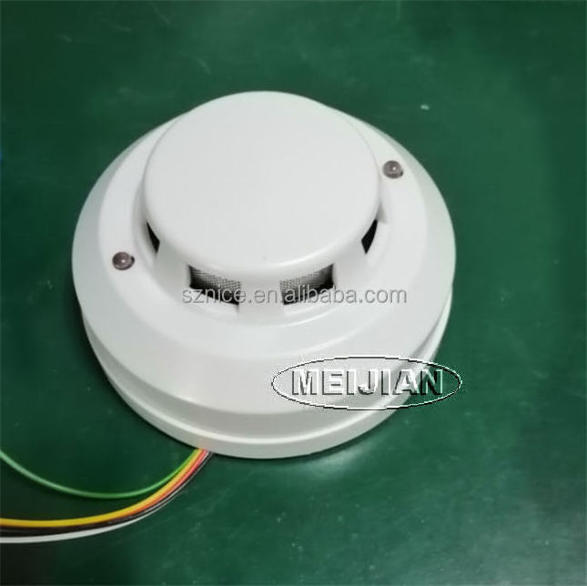 Fire Alarm Wired Conventional Photoelectric 4wired cigarette smoke detector