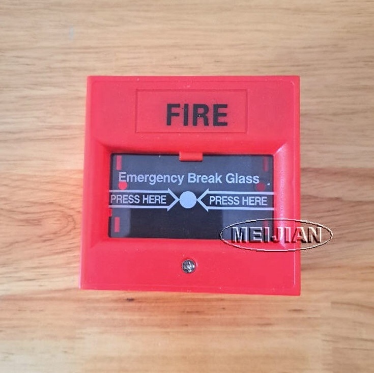 Hot Fire Alarm Emergency Break glass Switch with relay output,NO/NC