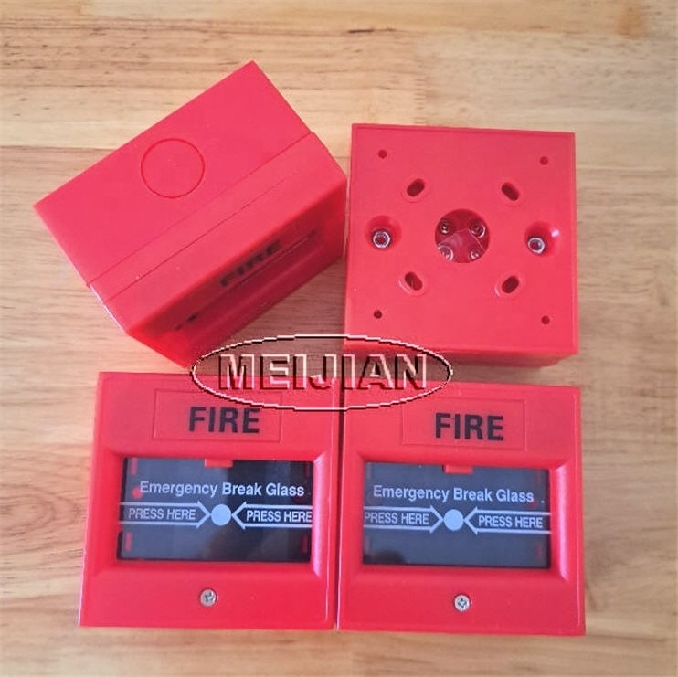 Emergency fire alarm break glass for fire alarm control panel