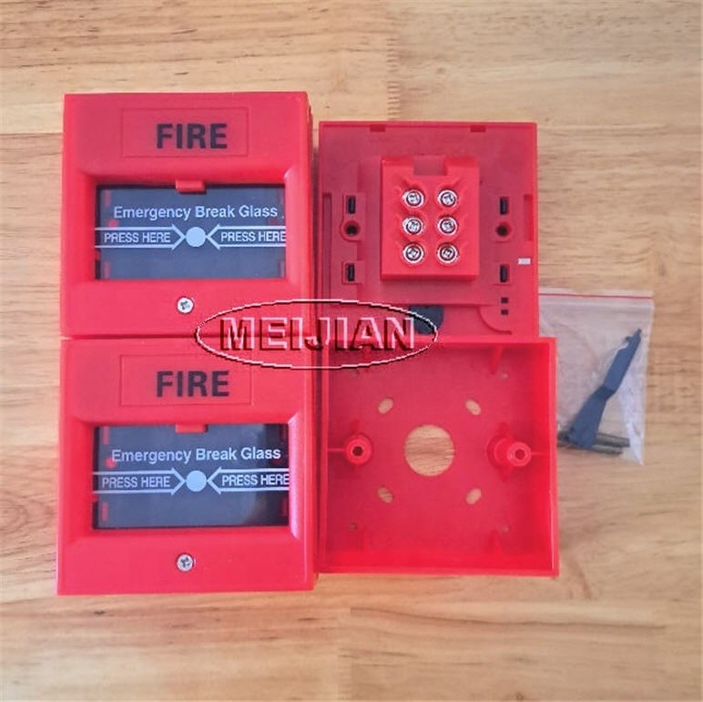 Hot Fire Alarm Emergency Break glass Switch with relay output,NO/NC