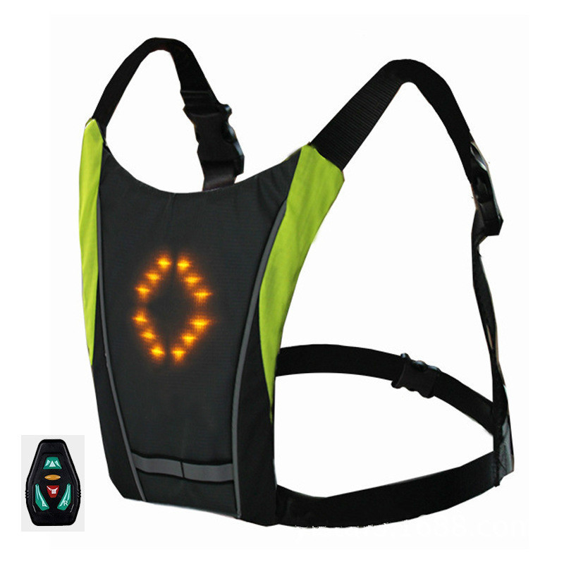 2022 Popular Led Light Night Running Vest Reflective Running Vest Front Light Gilet Outdoor Running Light