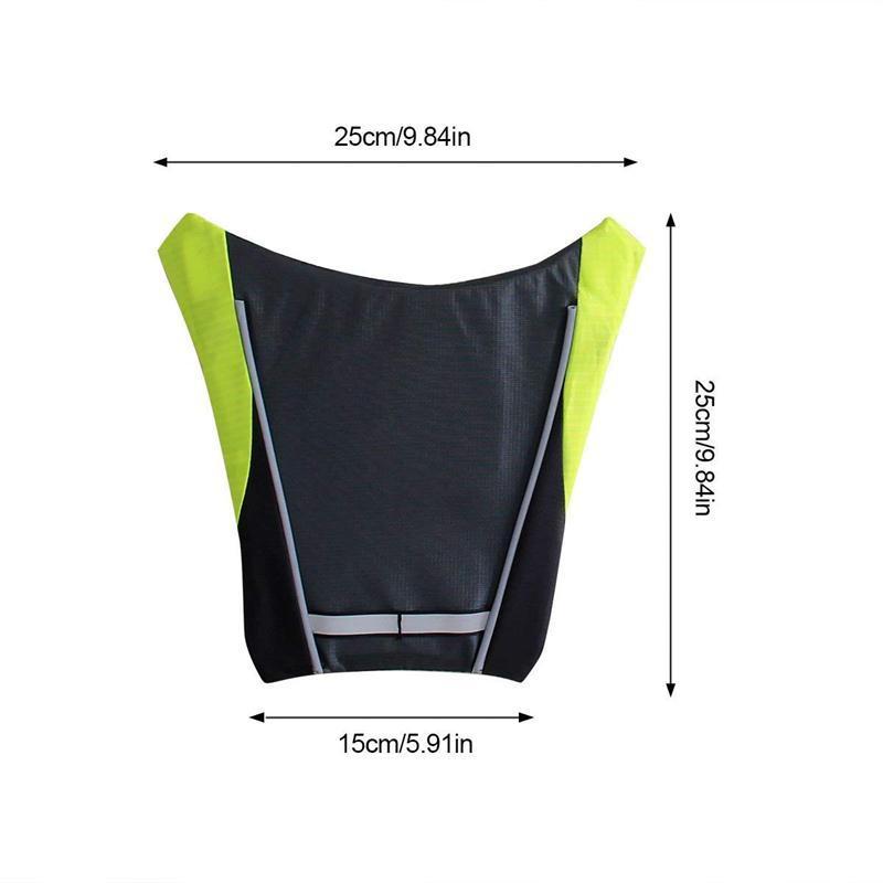 High visibility safety winter night sports safety jackets led turn signal vest