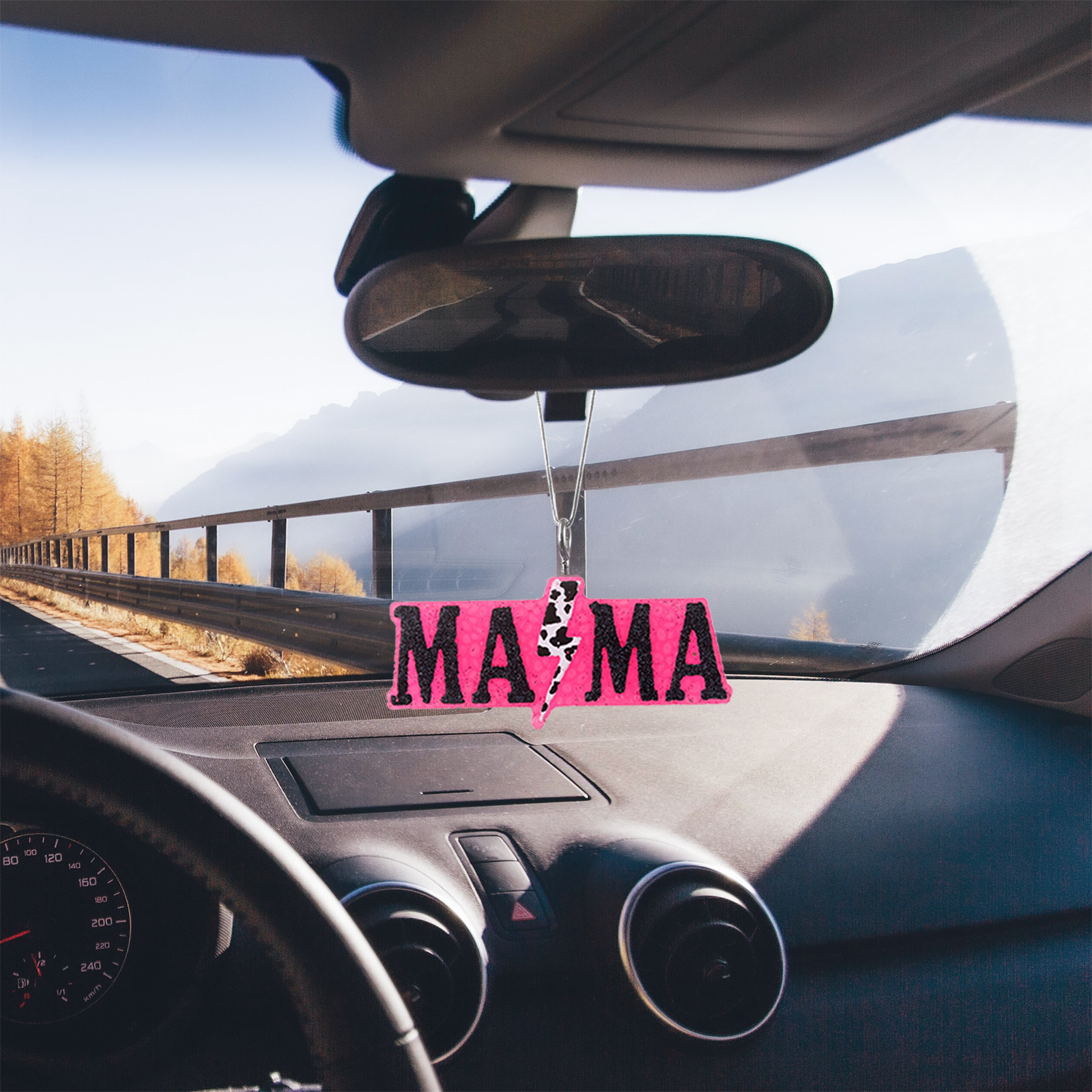 Lightning MAMA Car Freshie Custom Air Freshener Hanging Home Fragrance Scented Gifts Perfume For car, Drawers ,Closet ,Locker