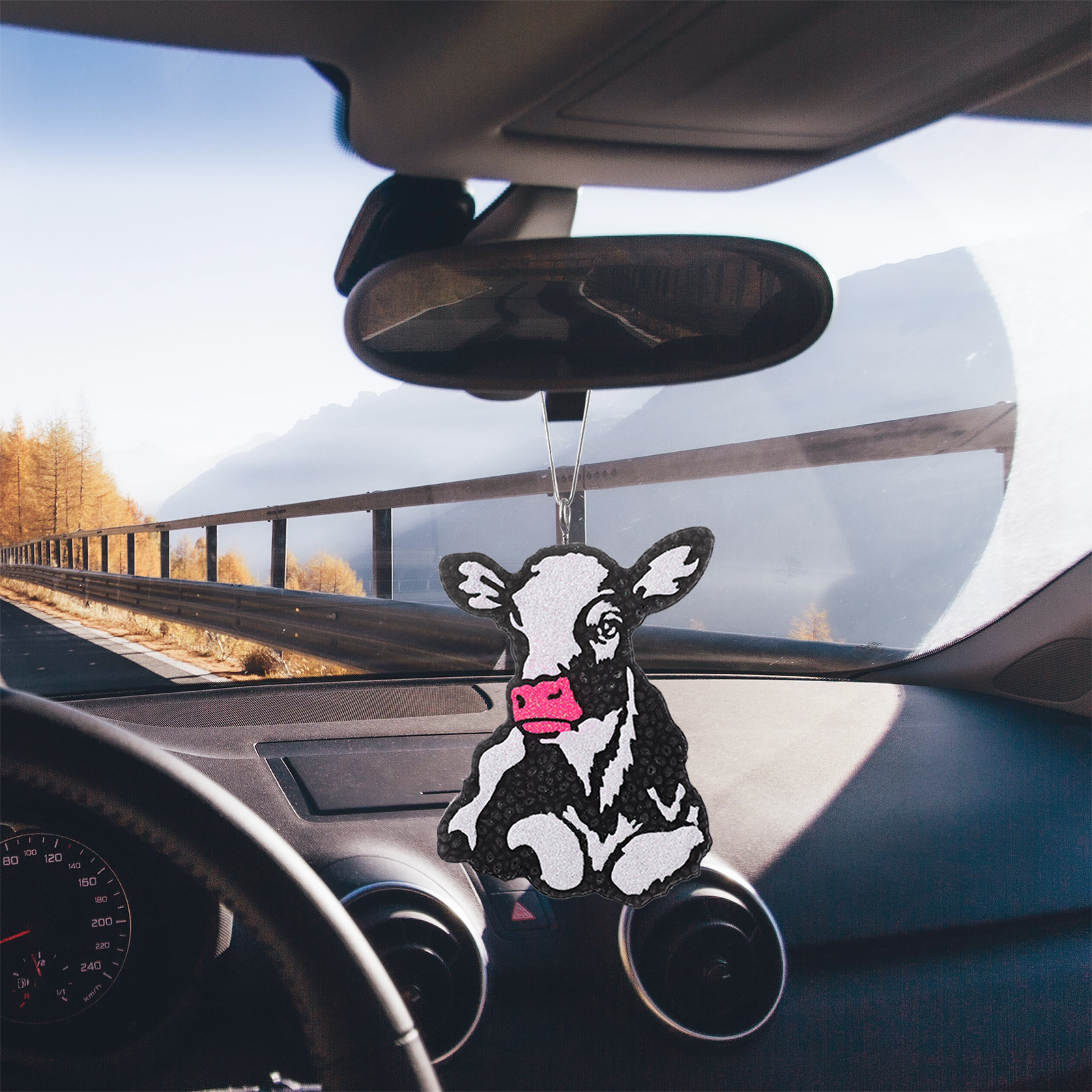 Cow Car Freshie Custom Air Freshener Hanging Home Fragrance Scented Gifts Perfume For car, Drawers ,Closet ,Locker