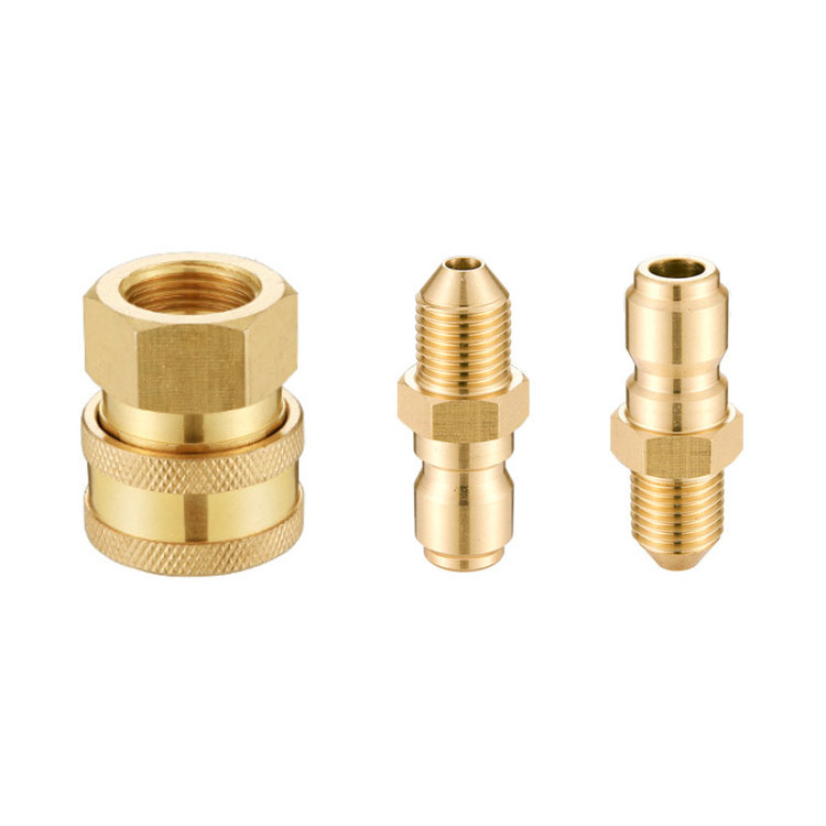 High Quality Custom Cnc Turning Air Hose Connector Fittings Stainless Steel Fittings