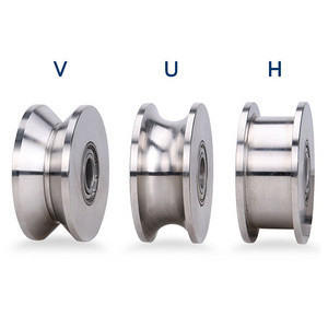 Customized Idler Pulley Stainless Steel Pulleys With Bearing