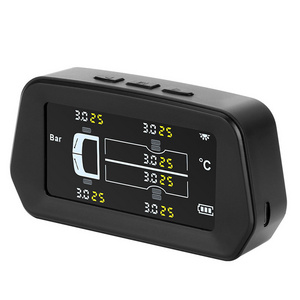 116psi Tyre Pressure Monitoring System For Trucks Ip67 Waterproof 6 Wheels Tpms solar charging