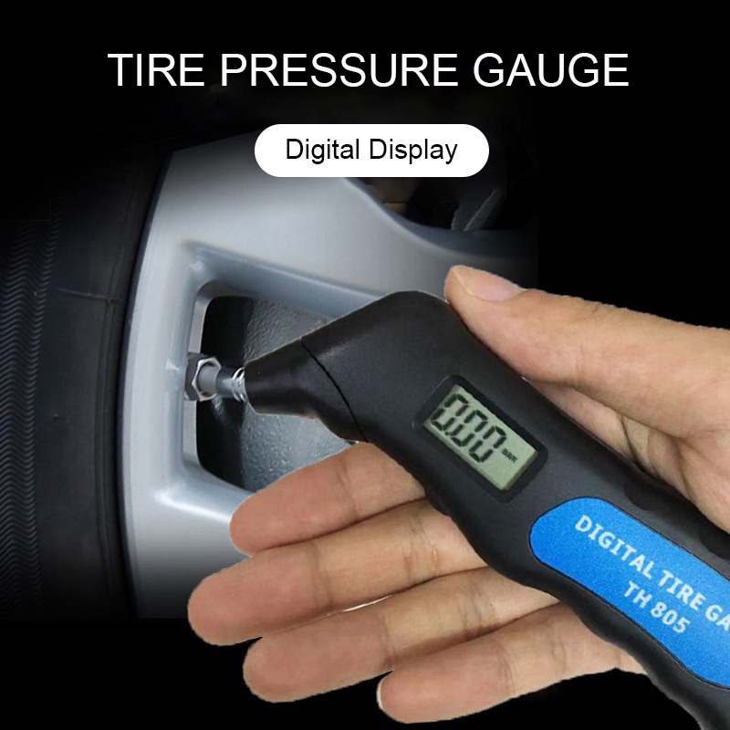 Tire pressure gauge 0-150 PSI Backlight High-precision digital tire pressure monitoring car tire pressure gauge