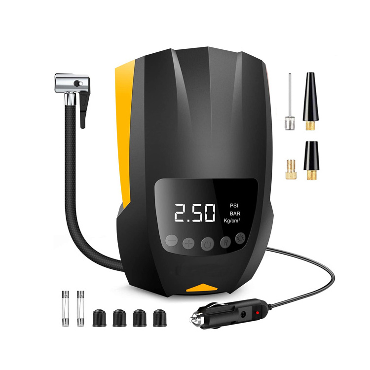 Emergency Digital Display 12V LED Light car Tire Inflator Portable Car Air Pump tire inflator