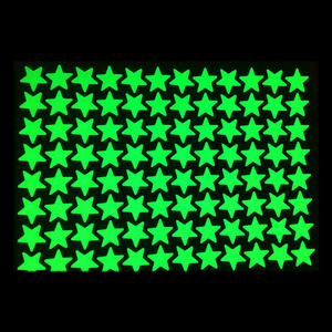 Custom Glow in The Dark Stars Wall Stickers for Kids Bedding Room