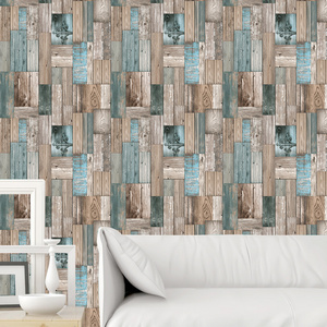 Retro Nostalgia Wood Panel Wood Grain Wallpaper Living Room Dining Room Vinyl Wall Paper Rolls Wallpapers/wall Coating