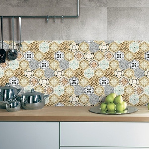 Removable Waterproof Hexagon 3D PVC Kitchen Tile Stickers