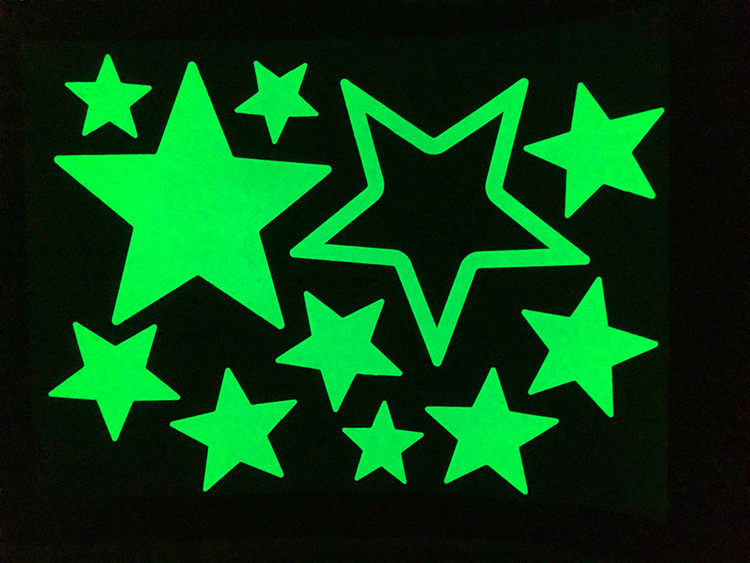 Custom Glow in The Dark Stars Wall Stickers for Kids Bedding Room