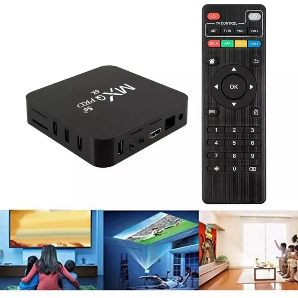 Pro Classic Set-top box IPTV Video Media Player Android TV box Wireless 100MBps Wifi 1080P 8K 2K 6K 4K 16G 32G 8G Octa Quad Core