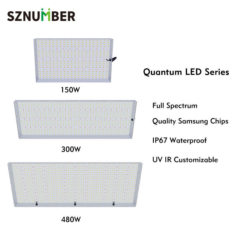 Full Spectrum Samsung Lm301 Quantum Plant Grow Panel 480W 480 Watt Sf 4000 Led Grow Light For Grow Tents