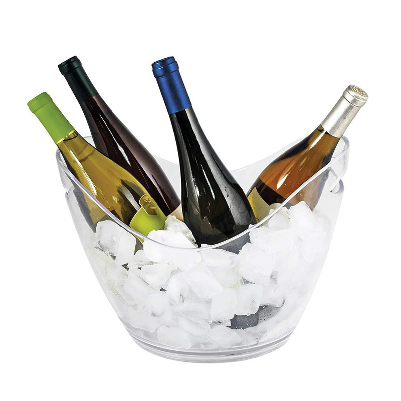 Plastic Ice Bucket Drink Wine Cooler Beverage Coolers Portable Buckets Beer Cooler Cubeta De Hielo Enfriador De Cerveza Buckets