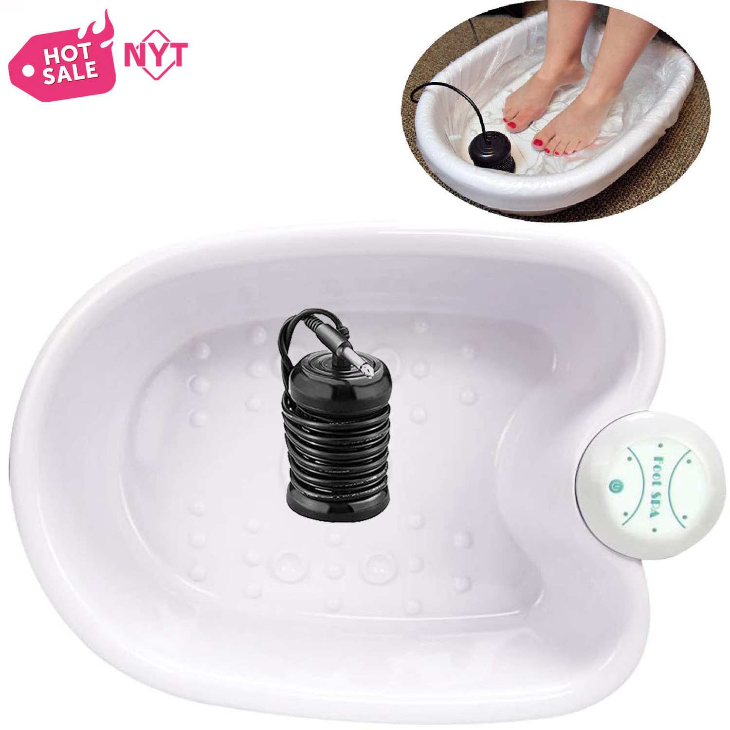 2023 Popular Factory Low Price Regain Health Life Beauty Home Use Spa Pedicure Club Ion Cleanse  Ionic Foot Bath Detox Machine