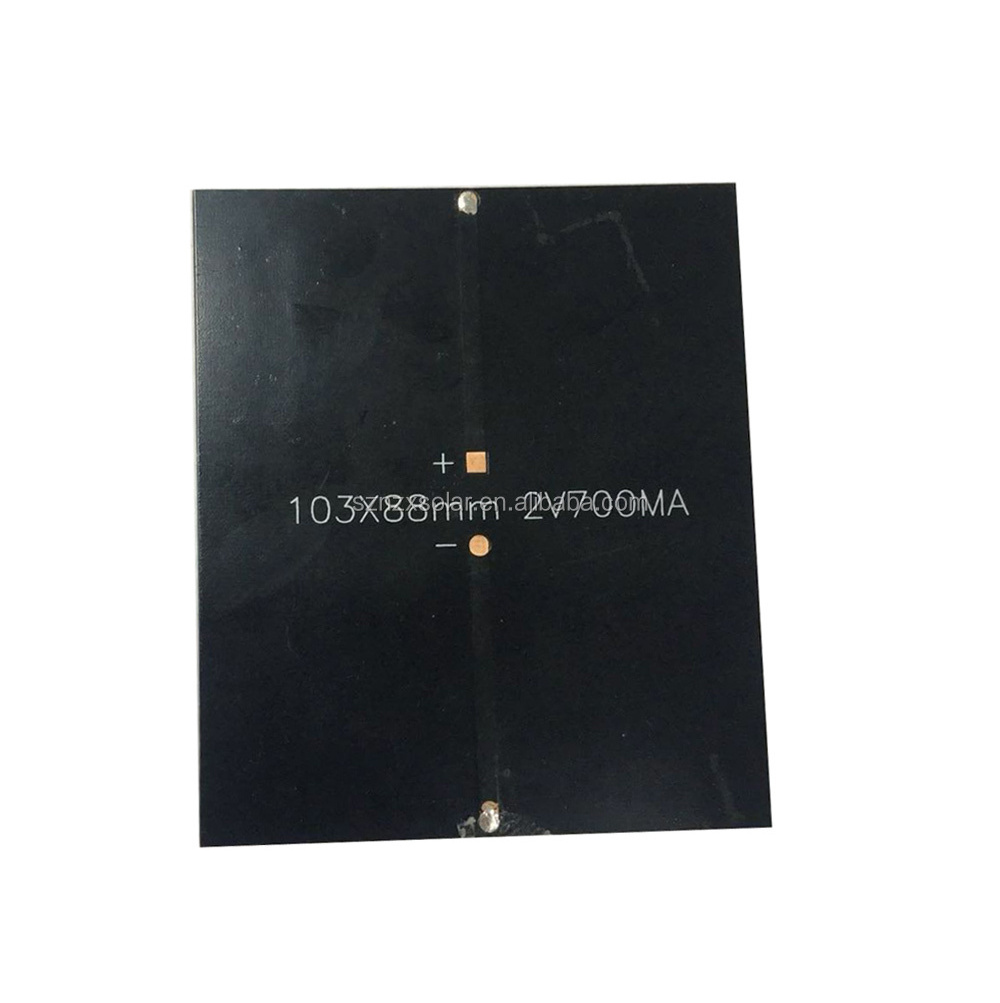 103x88mm 2V 600mA 1.2W Small PET Laminated Solar Panel with CE ROHS