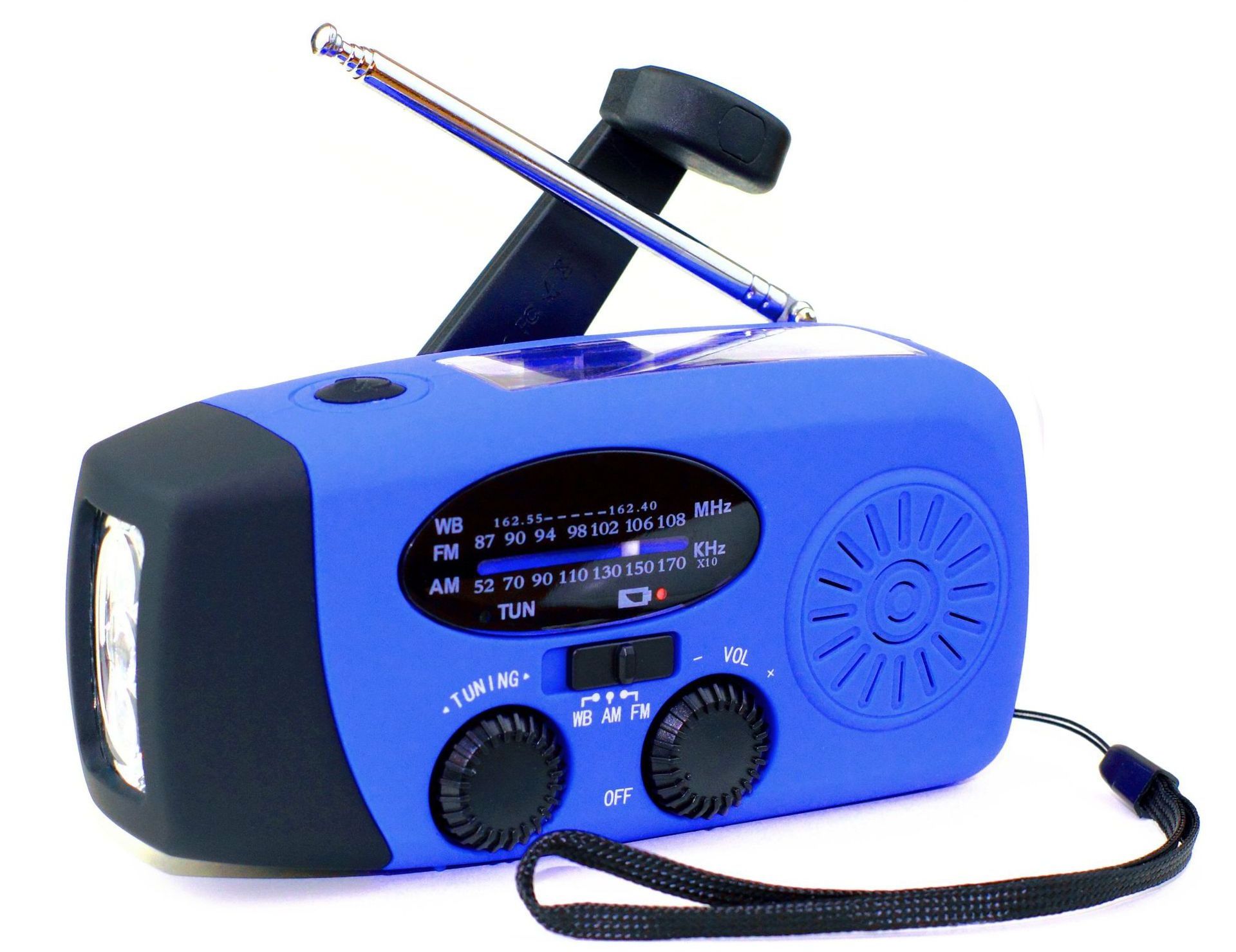 Emergency Solar Hand Crank Radio Torch Power Charger Earthquake Survival Kits