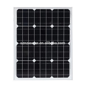 Monocrystalline Glass 12V Solar Panel Cheap Price 50W 52W with CE ROHS