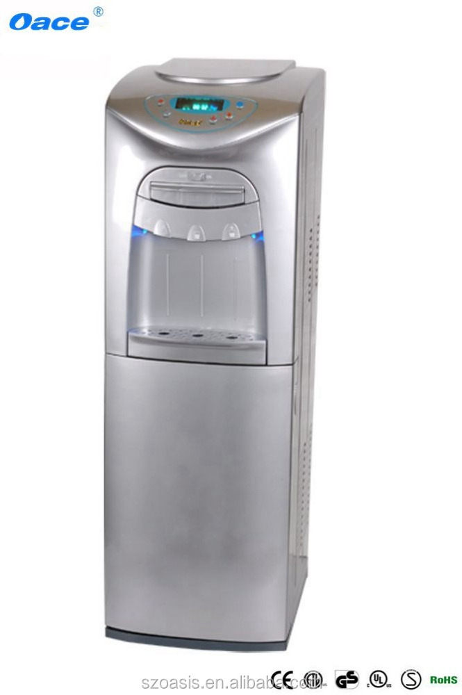 White/Grey Freestanding RO Water Dispenser With Refrigerator for Office