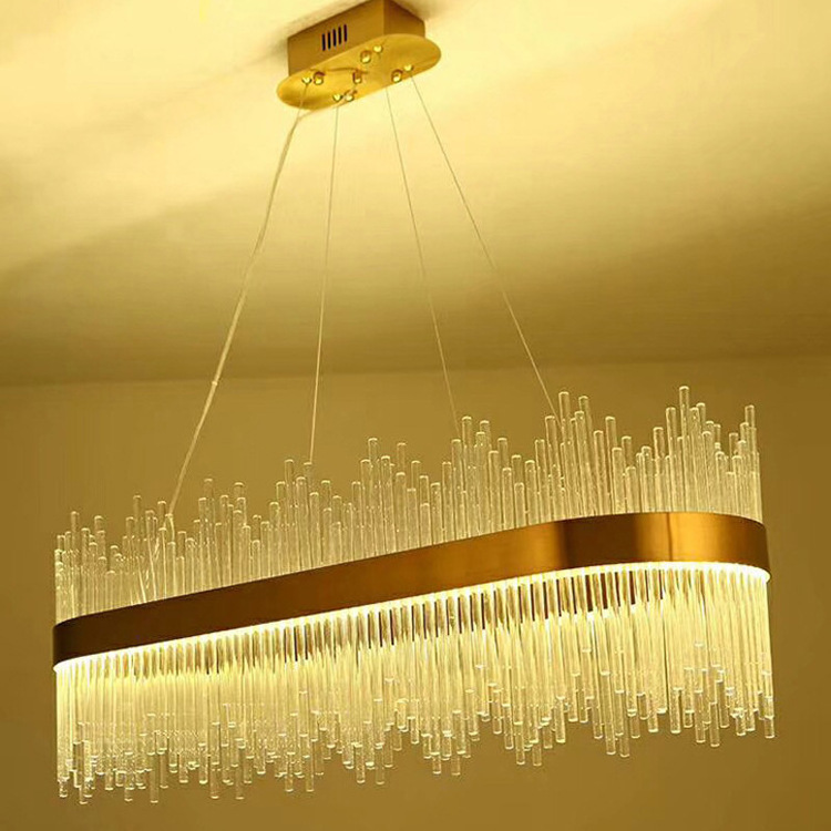 2023 Hanging Light Led Lighting Fixture Modern Crystal Chandelier Luxury K9 Cristal Pendant 80 Home Office CE Rohs 30000 180 OGS