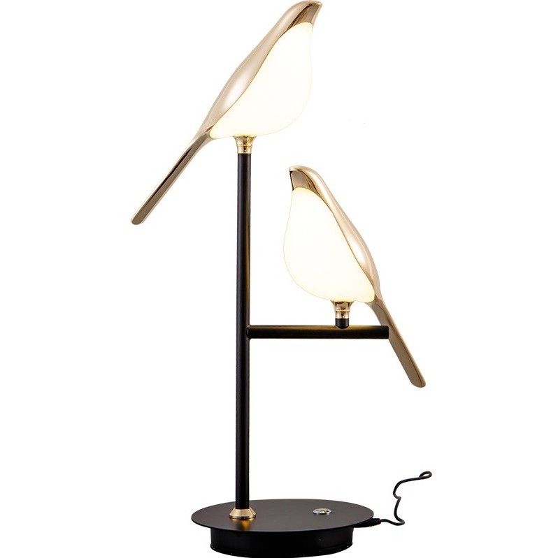 Decorative Bird LED Desk Lamp Beside Table Lamp for Hotel Home Bedroom Lighting