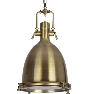 European Type Supermarket Ceiling Light Fixture Antique Industrial Chrome Pendant Light with E27 Bulb