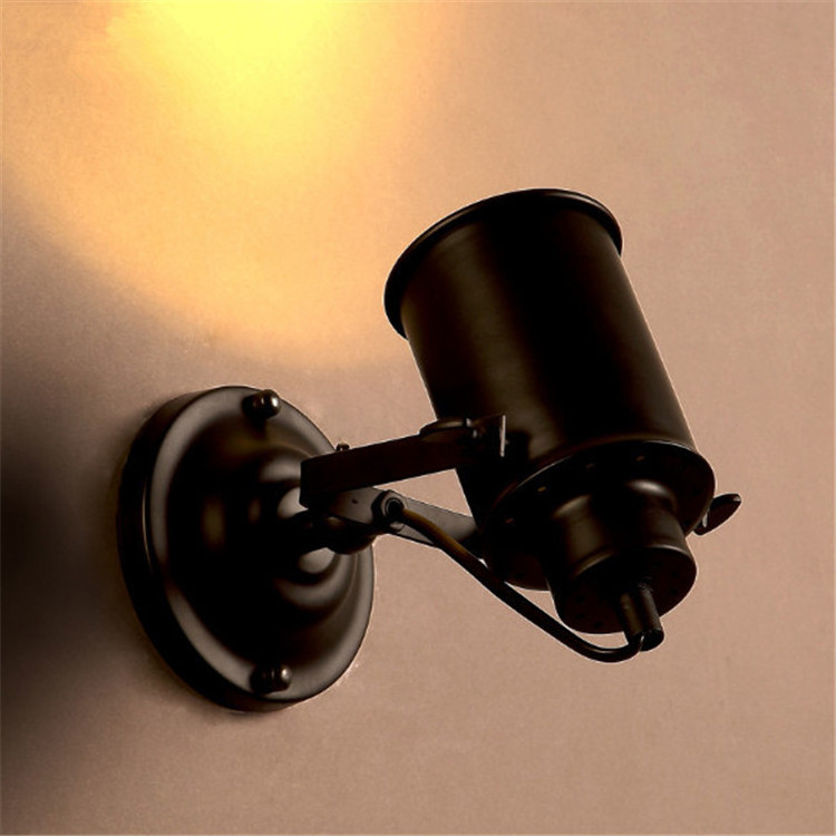 Nordic Home Decoration Lighting Modern Iron Wall Sconce Mounted Wall Lamp Indoor for Hotel LED Black Ceiling Light Contemporary