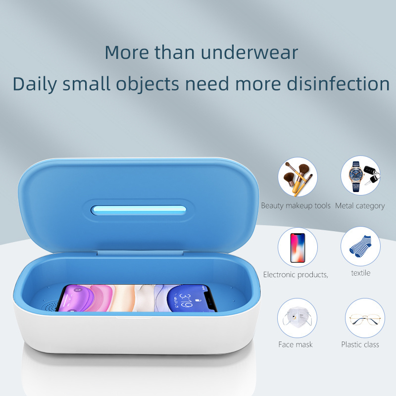 Mini portable Sterilizer box UV light sanitizer box with digital display timing function