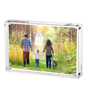 Wholesale 4x6 5x7 6x8 a4 Acrylic Picture Frames Acrylic digital Magnetic Photo Frame