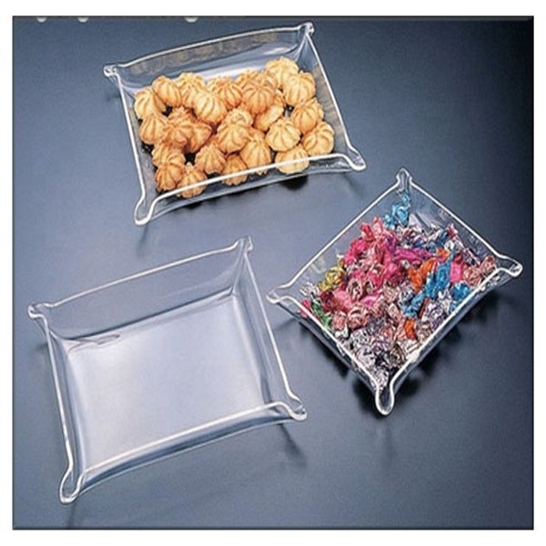 Plastic crawfish trays acrylic food trays acrylic serving trays