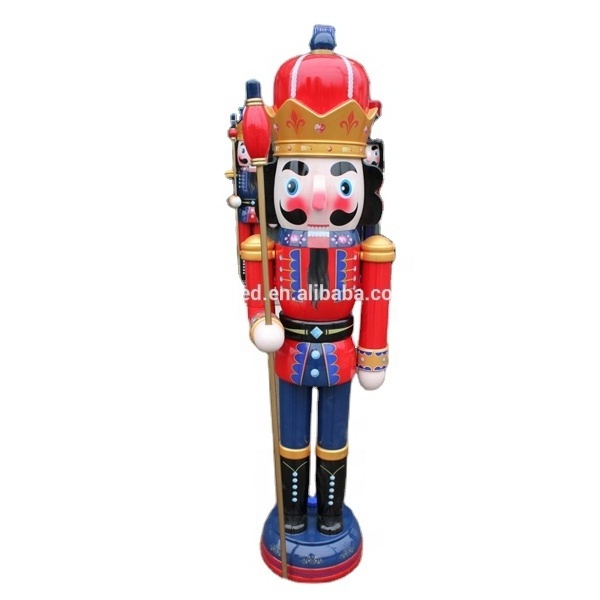 Outdoor oversize 6ft 180cm large christmas figurine nutcracker soldiers