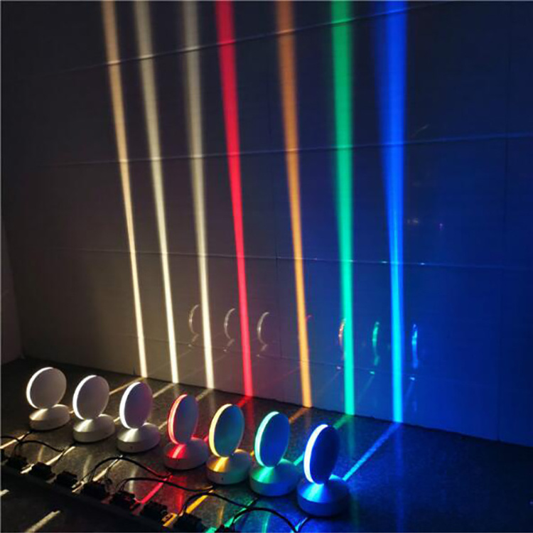 Waterproof Decorative RGB Sill 360 degree KTV Bar Line Ray Spot Porch Wall Lights Outdoor 10W Corridor Creative Art Window Lamp