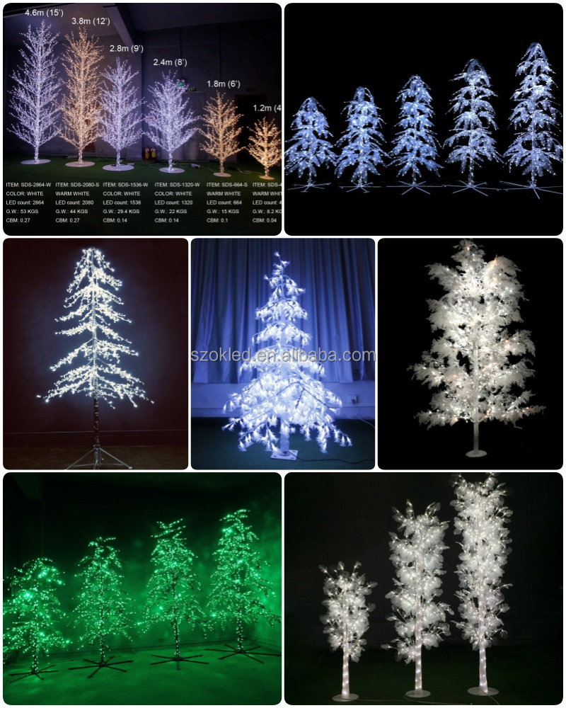 led christmas tree lights casing,2020 christmas tree with led lights included 9 foot,birch outdoor led tree light decoration