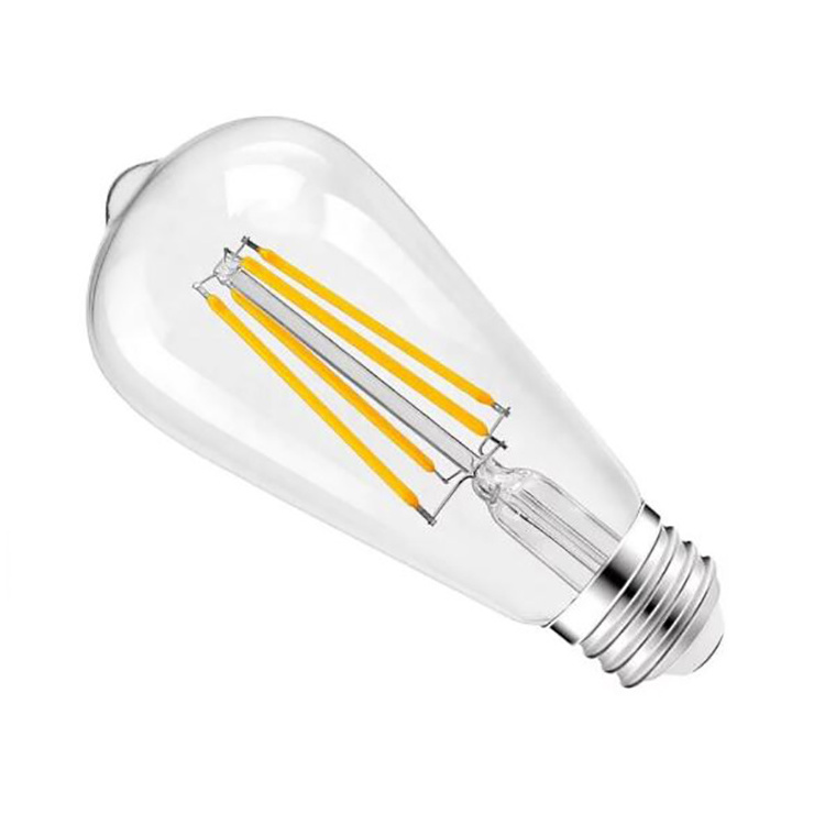 Retro Tungsten Filament Lamp 220V Brown 4W 6W St64 Led Filament Light Bulb