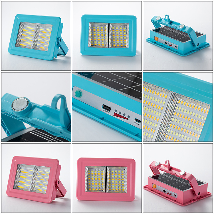 New design portable rechargeable solar led camping light for home use solar emergency light