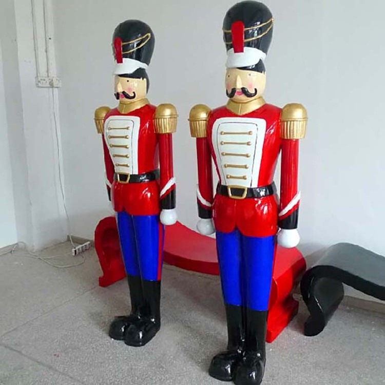 2022 Outdoor Christmas Decorations 6FT/1.8m Christmas Nutcracker Large Soldier