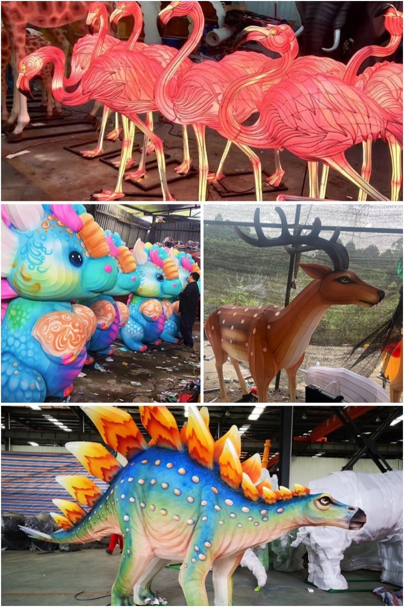 wholesale Chinese new year Festive lantern animal lantern animators decoration fabric traditional Chinese dragon lantern