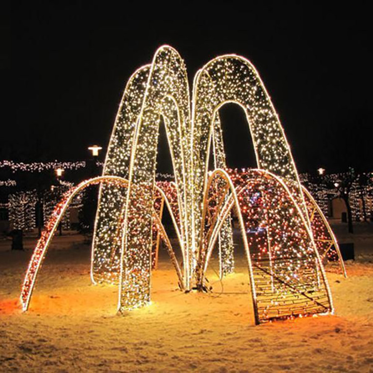 Giant holiday light large 3D cartoon motif lights for outdoor